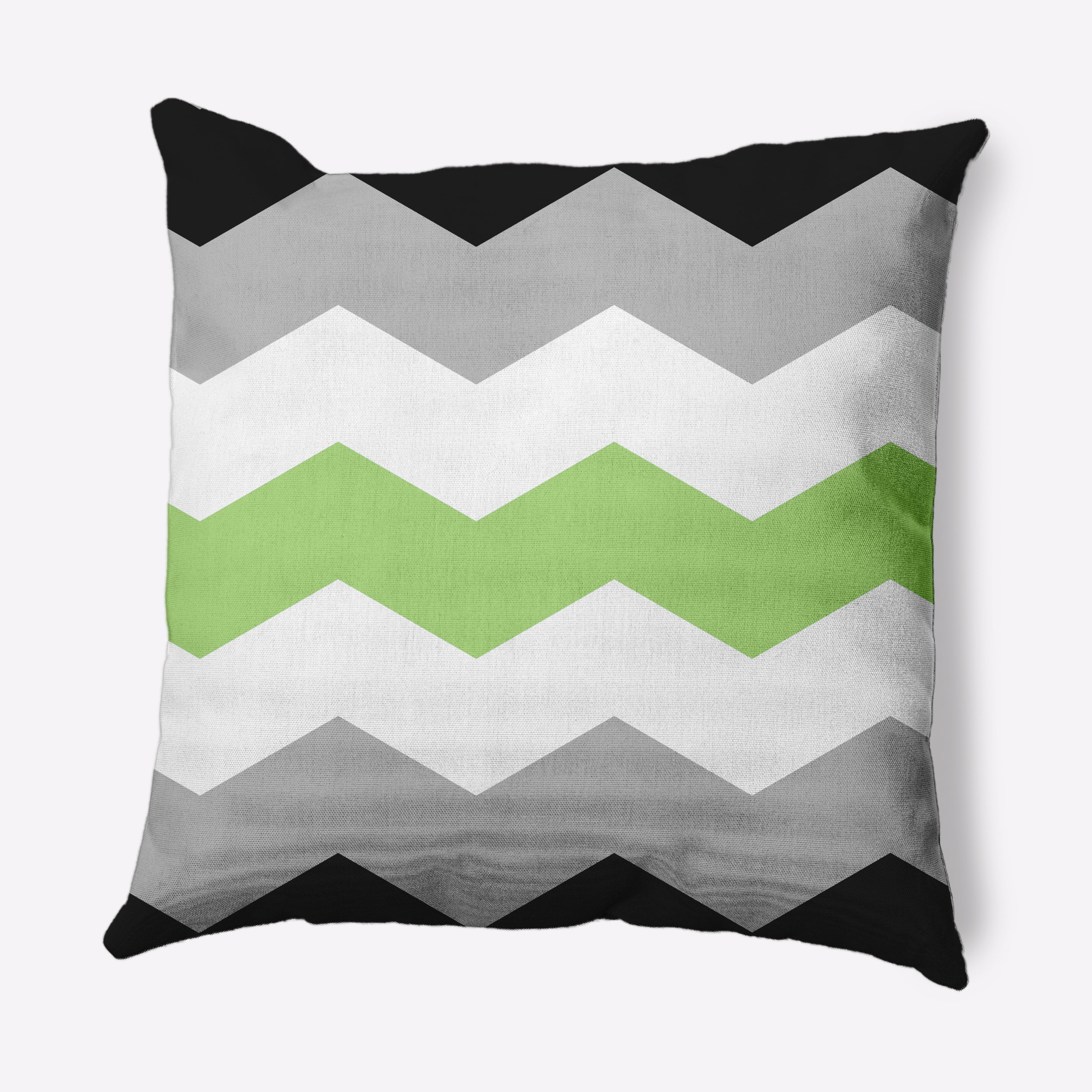 Simply Daisy 26" x 26" Contemporary Chevron Pride Day Polyester Throw Pillow