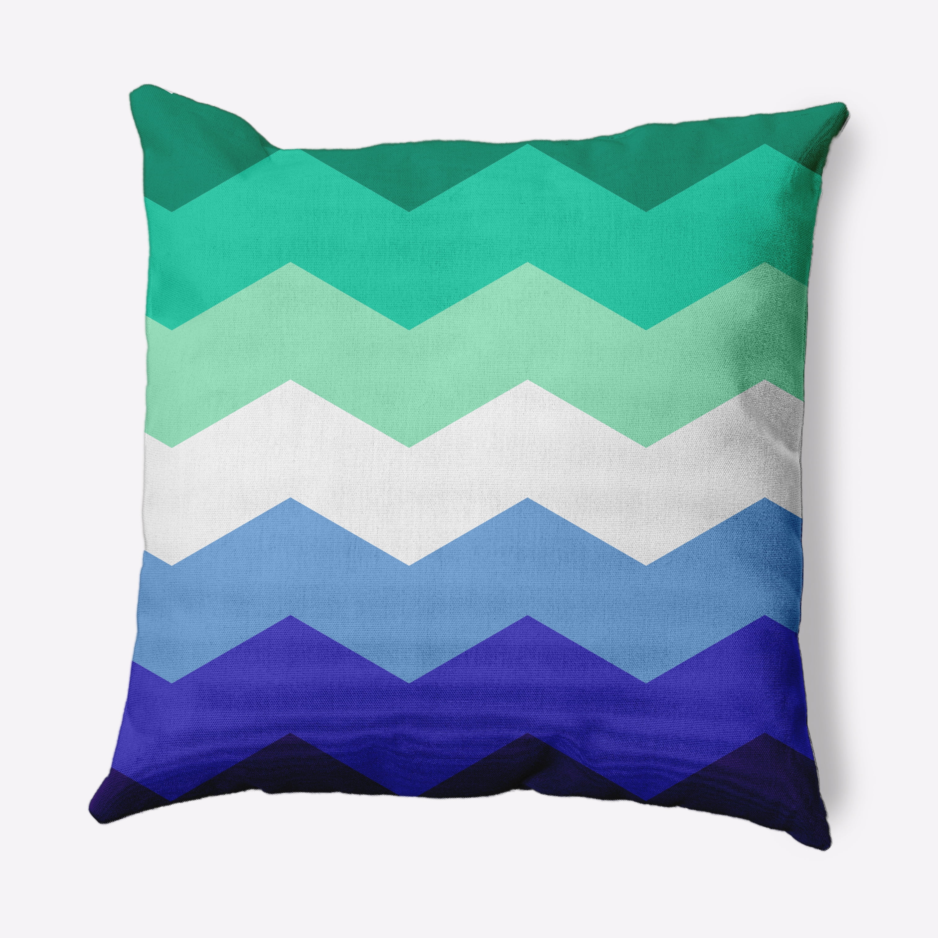 Simply Daisy 26" x 26" Contemporary Chevron Pride Day Polyester Throw Pillow
