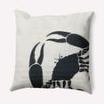 thumbnail image 1 of Simply Daisy 26" x 26" Crab Dip Nautical Decorative Indoor Pillow, 1 of 3