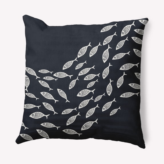 Simply Daisy 26" x 26" Escuela Nautical Decorative Indoor Pillow