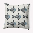 thumbnail image 1 of Simply Daisy 26" x 26" Fish Tales Nautical Decorative Indoor Pillow, 1 of 3