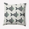 thumbnail image 1 of Simply Daisy 26" x 26" Fish Tales Nautical Decorative Indoor Pillow, 1 of 3