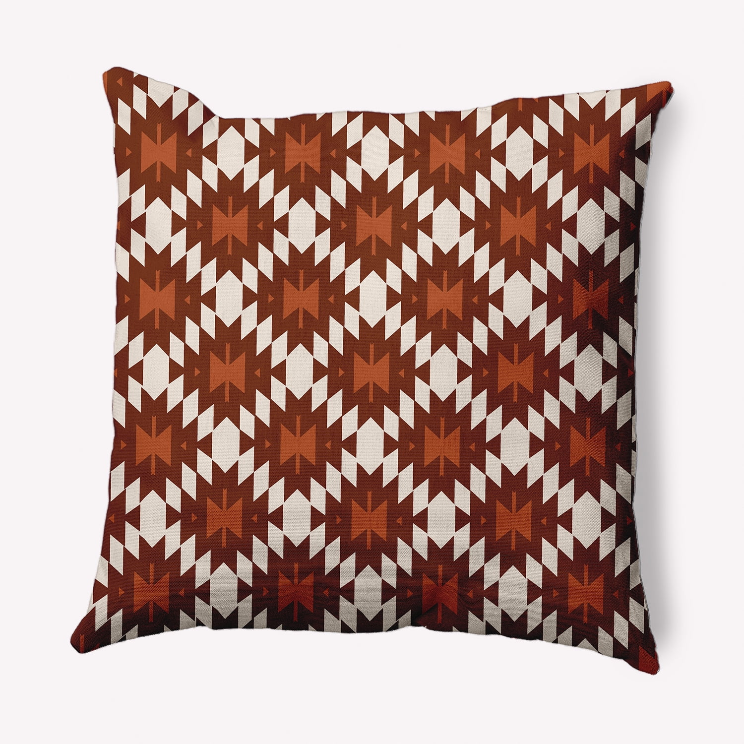 Simply Daisy 26" x 26" Geo Craze Decorative Throw Pillow, Oak