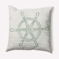 thumbnail image 1 of Simply Daisy 26" x 26" Large Ship Wheel Nautical Decorative Indoor Pillow, 1 of 3