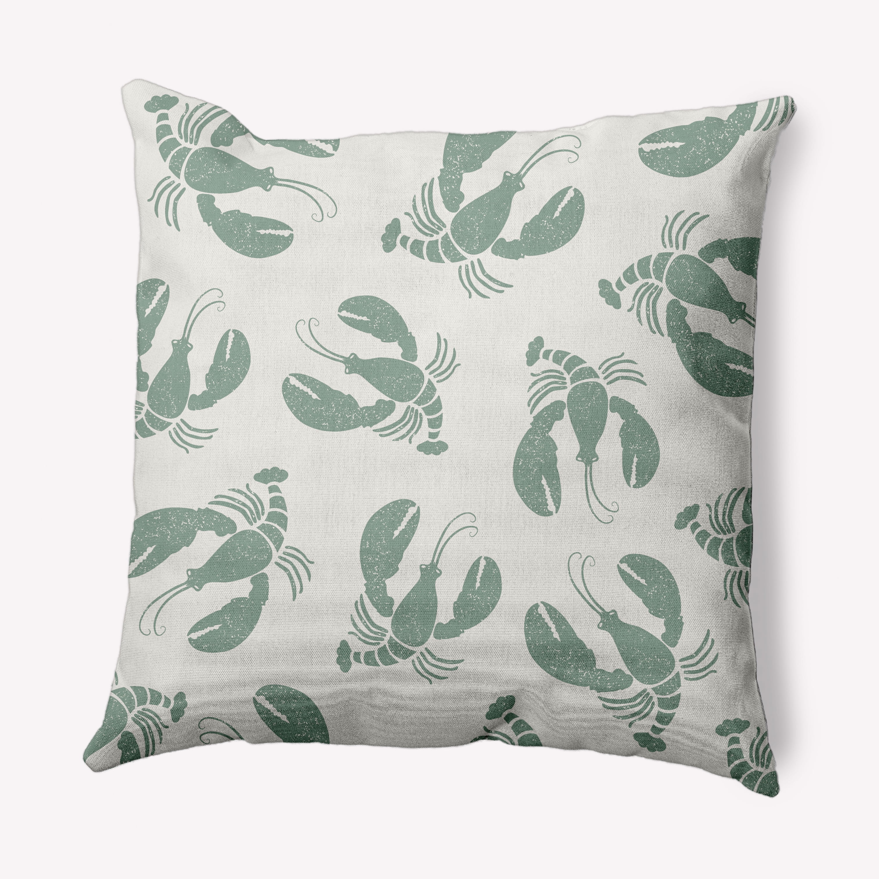 Simply Daisy 26" x 26" Lobster Fest Nautical Decorative Indoor Pillow