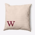 thumbnail image 1 of Simply Daisy 26" x 26" Modern Monogram Decorative Throw Pillow, Cranberry, 1 of 3