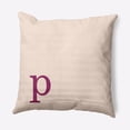 thumbnail image 1 of Simply Daisy 26" x 26" Modern Monogram Decorative Throw Pillow, Dusty Rose, 1 of 3