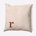 thumbnail image 1 of Simply Daisy 26" x 26" Modern Monogram Decorative Throw Pillow, Maple Red, 1 of 3