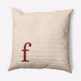 thumbnail image 1 of Simply Daisy 26" x 26" Modern Monogram Decorative Throw Pillow, Maple Red, 1 of 3