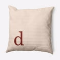 thumbnail image 1 of Simply Daisy 26" x 26" Modern Monogram Decorative Throw Pillow, Maple Red, 1 of 3