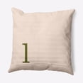 thumbnail image 1 of Simply Daisy 26" x 26" Modern Monogram Decorative Throw Pillow, Olive, 1 of 3