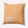 thumbnail image 1 of Simply Daisy 26" x 26" Modern Monogram Decorative Throw Pillow, Pale Gold, 1 of 3