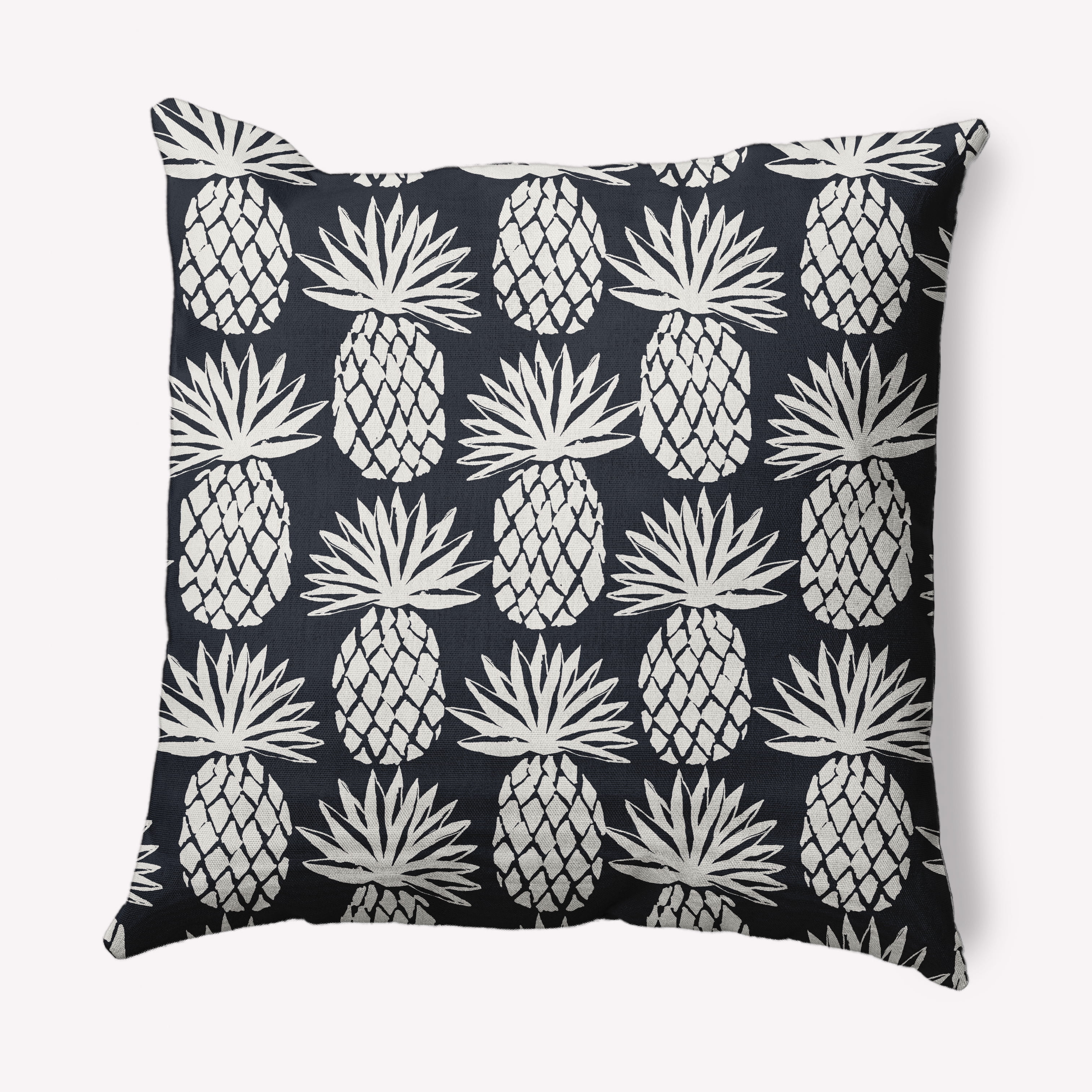 Simply Daisy 26" x 26" Pineapple Pattern Nautical Decorative Indoor Pillow