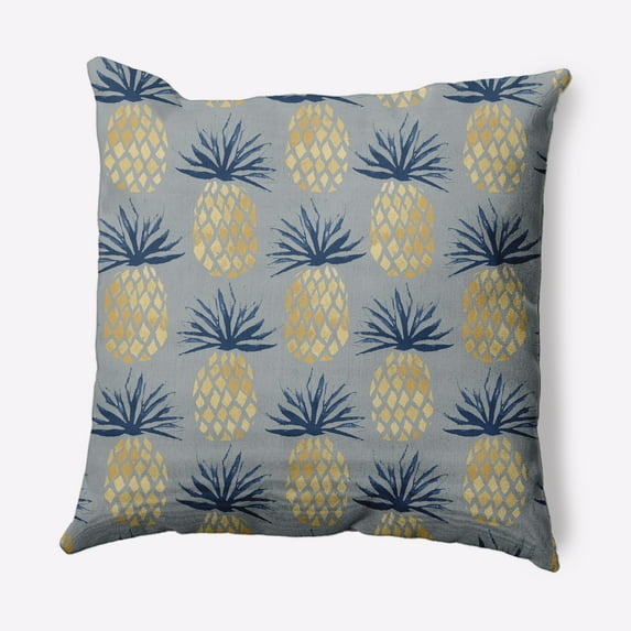 Simply Daisy 26" x 26" Pineapple Stripes Nautical Decorative Indoor Pillow