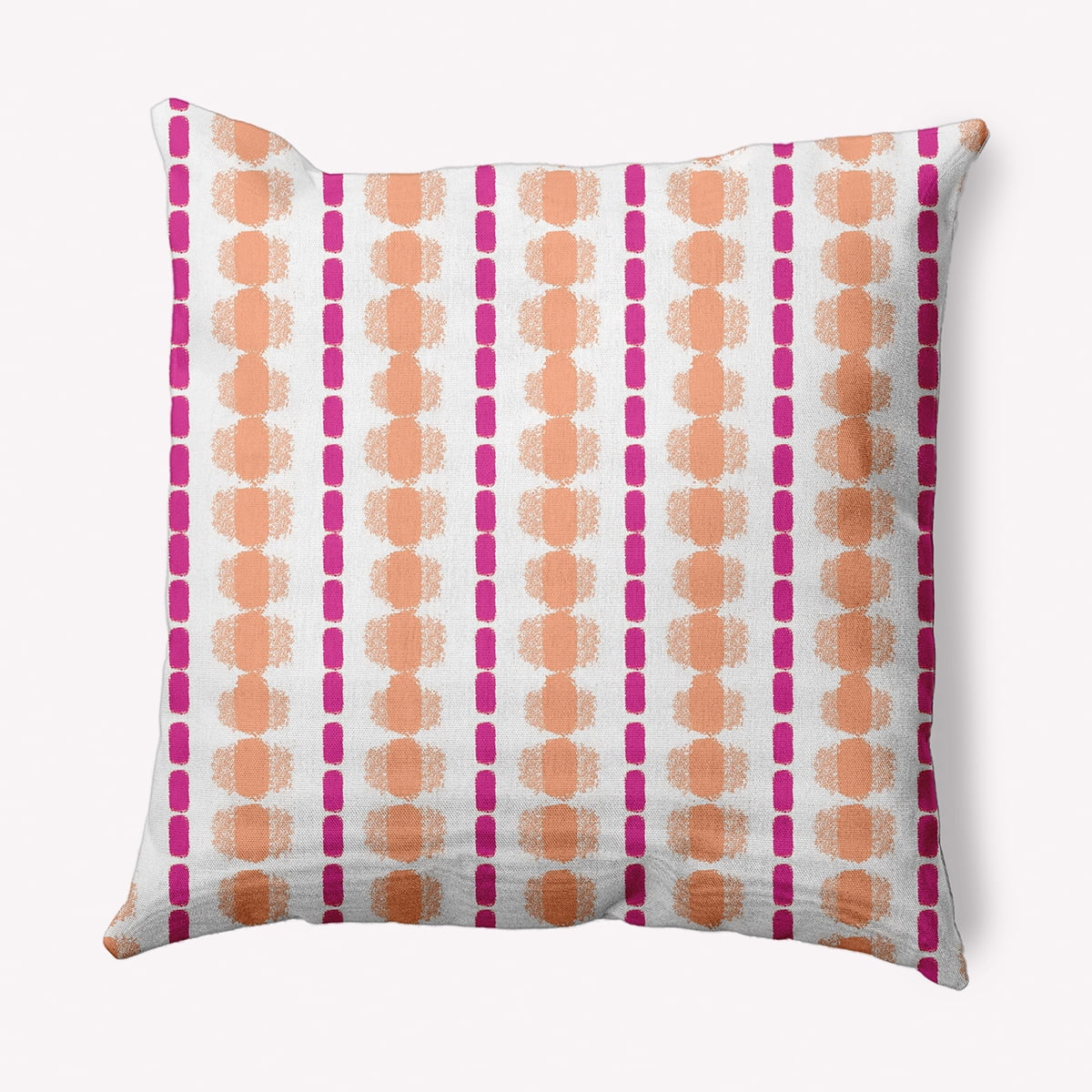 26" x 26" Simply Daisy Watercolor Stripe Decorative Throw Pillow