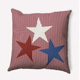 thumbnail image 1 of Simply Daisy 26" x 26" USA Colors Decorative Throw Pillow, Red (1 count), 1 of 3