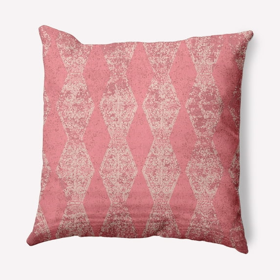 Simply Daisy 26" x 26" Victorian Pink Polyester Throw Pillow