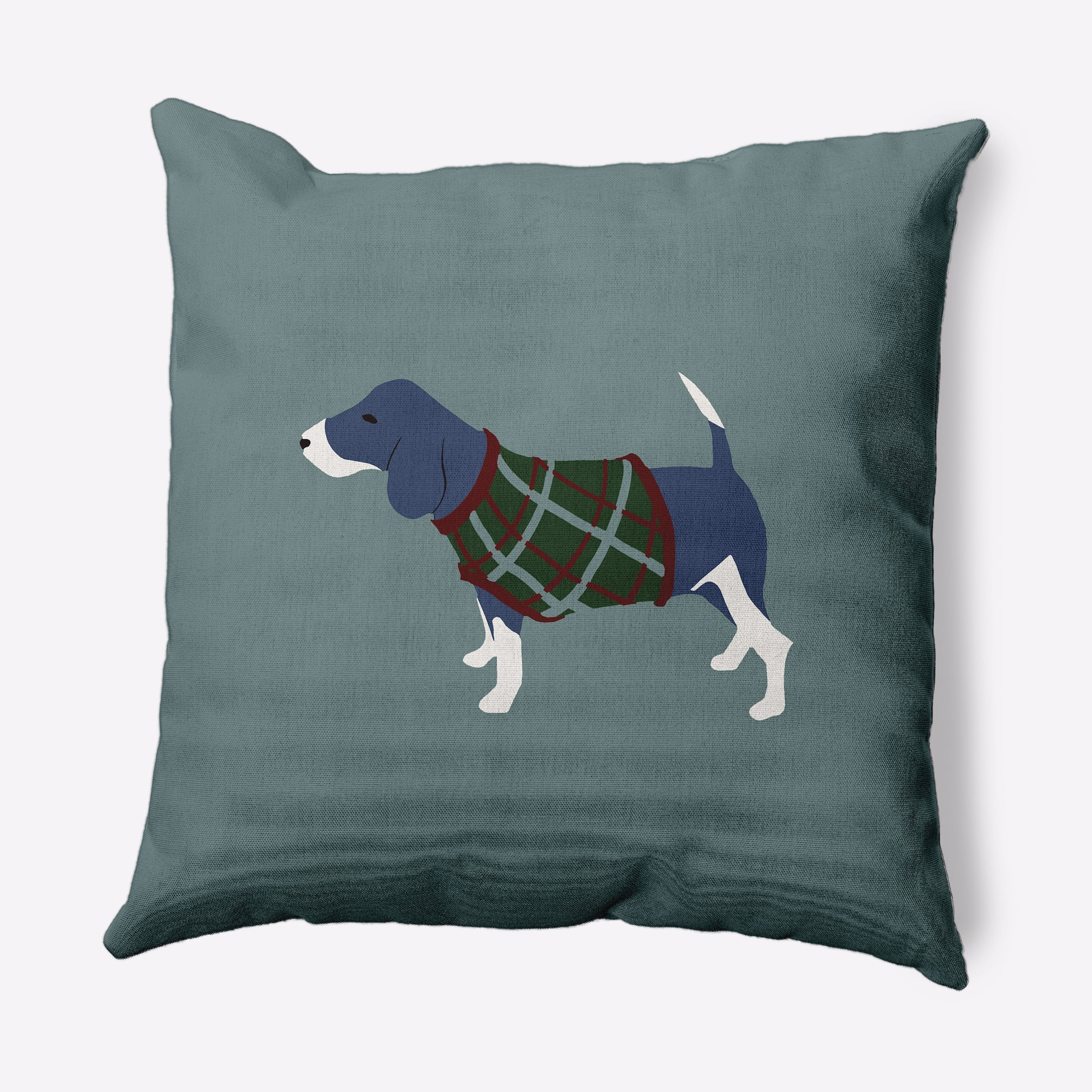 Simply Daisy 26" x 26" Warmest Wishes Doggie Decorative Throw Pillow