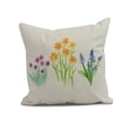 thumbnail image 1 of Simply Daisy, 26 x 26 inch,Flower Trio Decorative Pillow,Yellow, 1 of 2