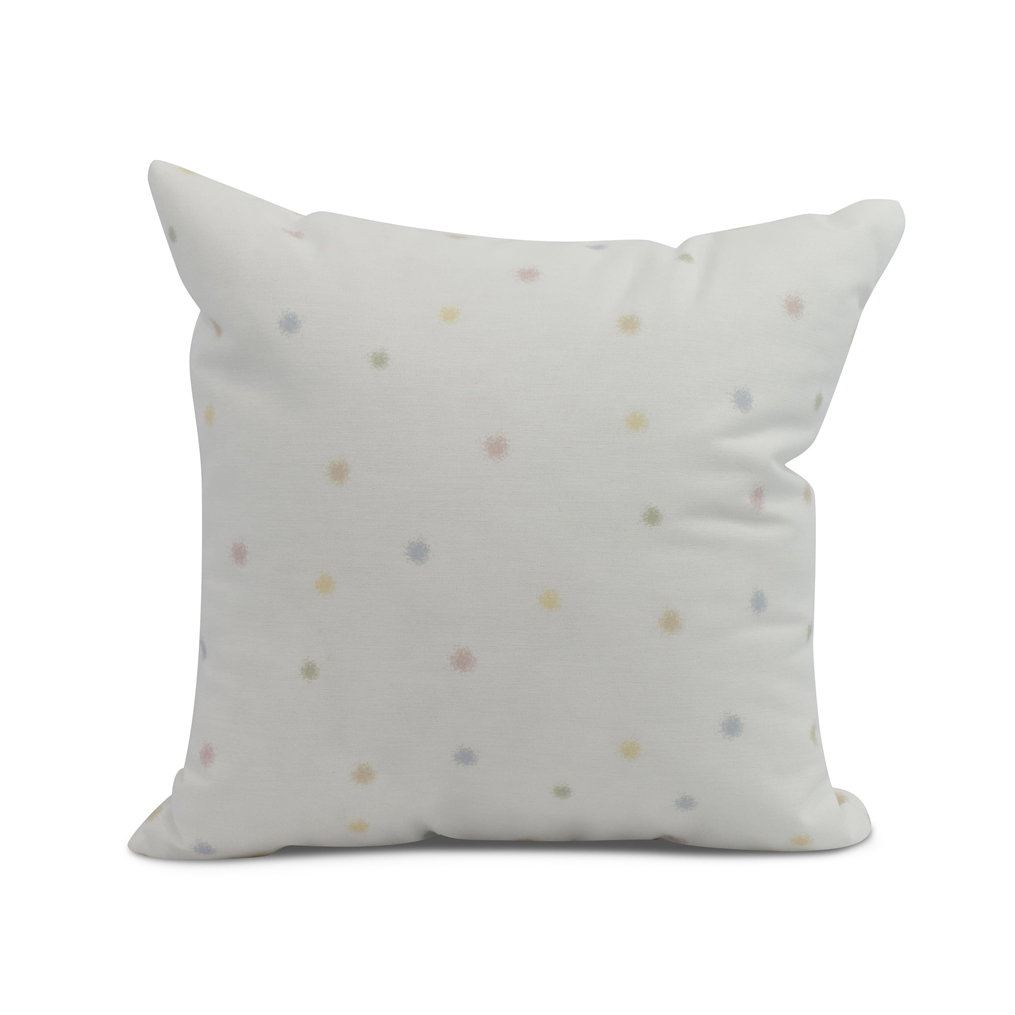 Simply Daisy, 26 x 26 inch,Veggie Dots Decorative Pillow,Pale Pink