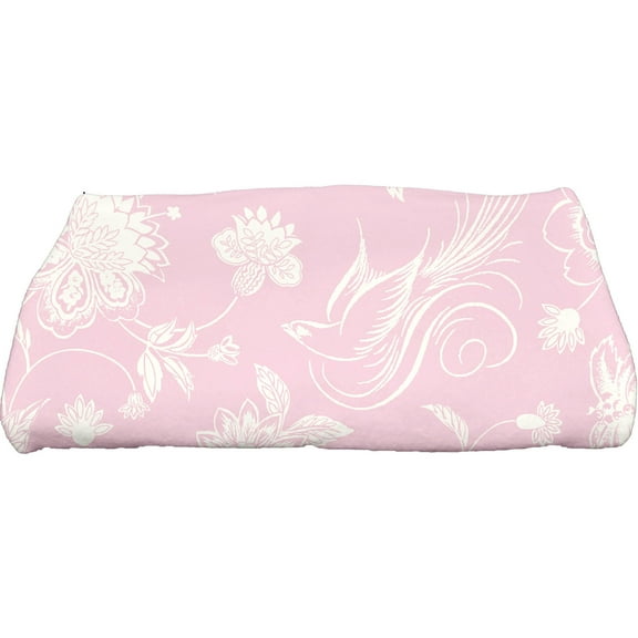 Simply Daisy 28" x 58" Traditional Bird Floral Floral Print Bath Towel