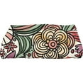 thumbnail image 1 of Simply Daisy 28" x 58" Zentangle Floral Floral Print Bath Towel, 1 of 2