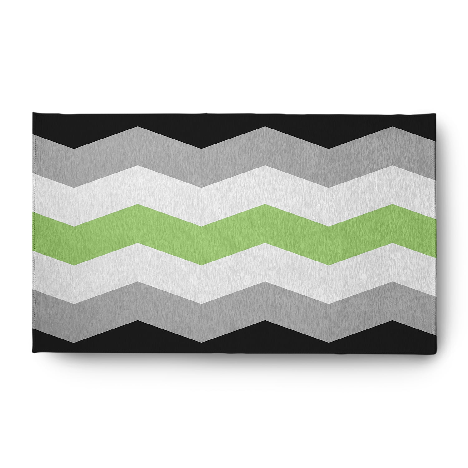 Simply Daisy 3' x 5' Agender Chevron Agender Chevron Chenille Indoor/Outdoor Rug