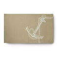 thumbnail image 1 of Simply Daisy 3' x 5' Anchored Nautical Chenille Rug, Taupe, 1 of 4