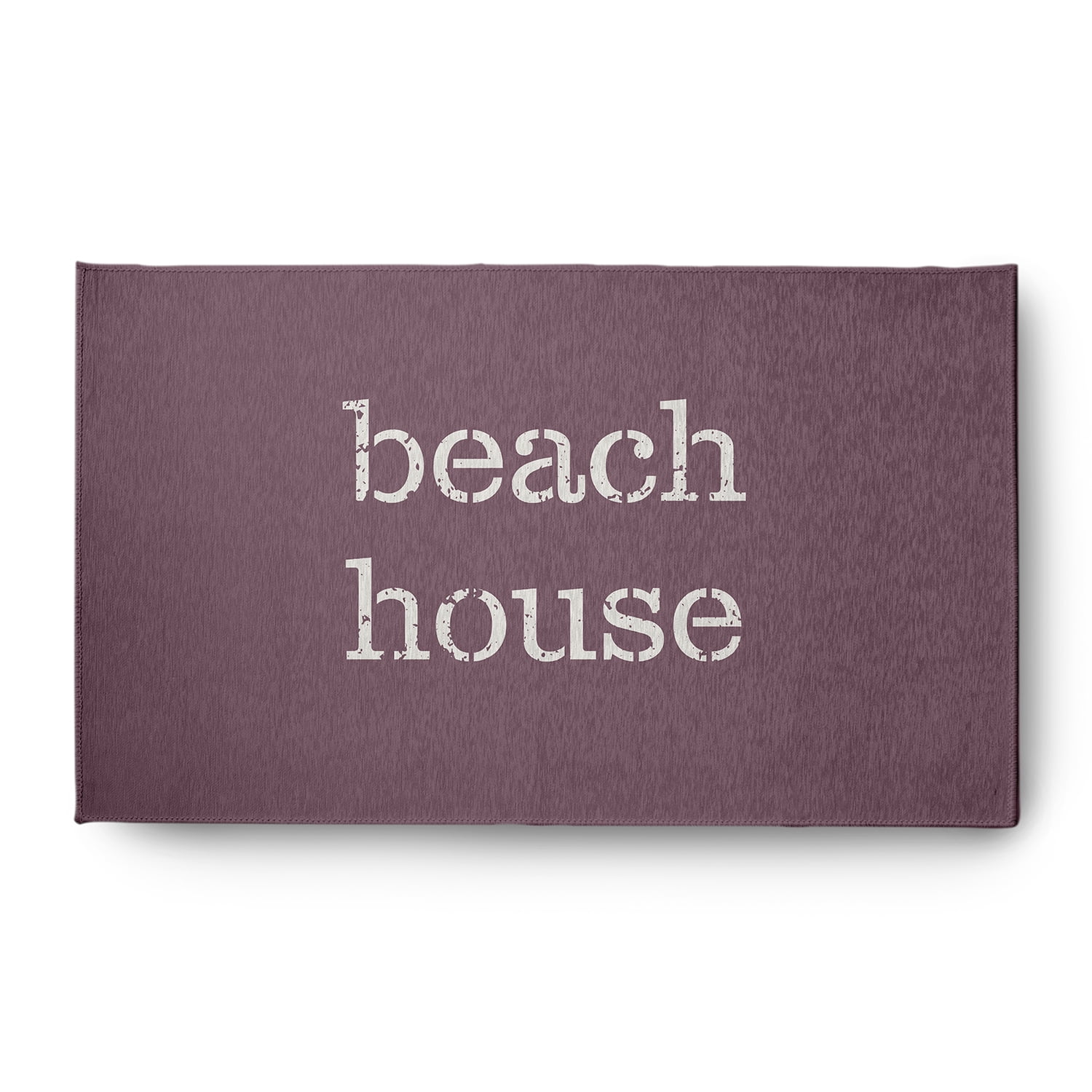 Simply Daisy 3' x 5' Beach House Nautical Chenille Rug, Dusty Purple