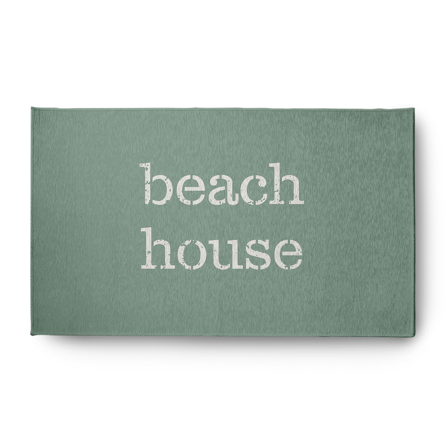 Simply Daisy 3' x 5' Beach House Nautical Chenille Rug, Sage
