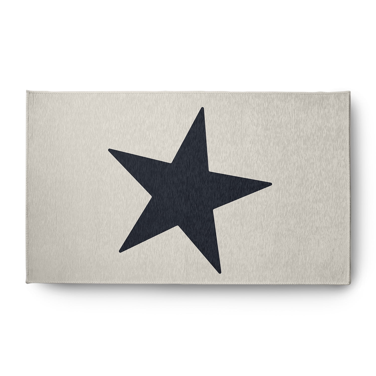 Simply Daisy 3' x 5' Big Star Chenille Rug, Shark Blue