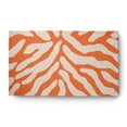 thumbnail image 1 of Simply Daisy 3' x 5' Blood Orange Animal Stripe Spring Chenille Rug, 1 of 5