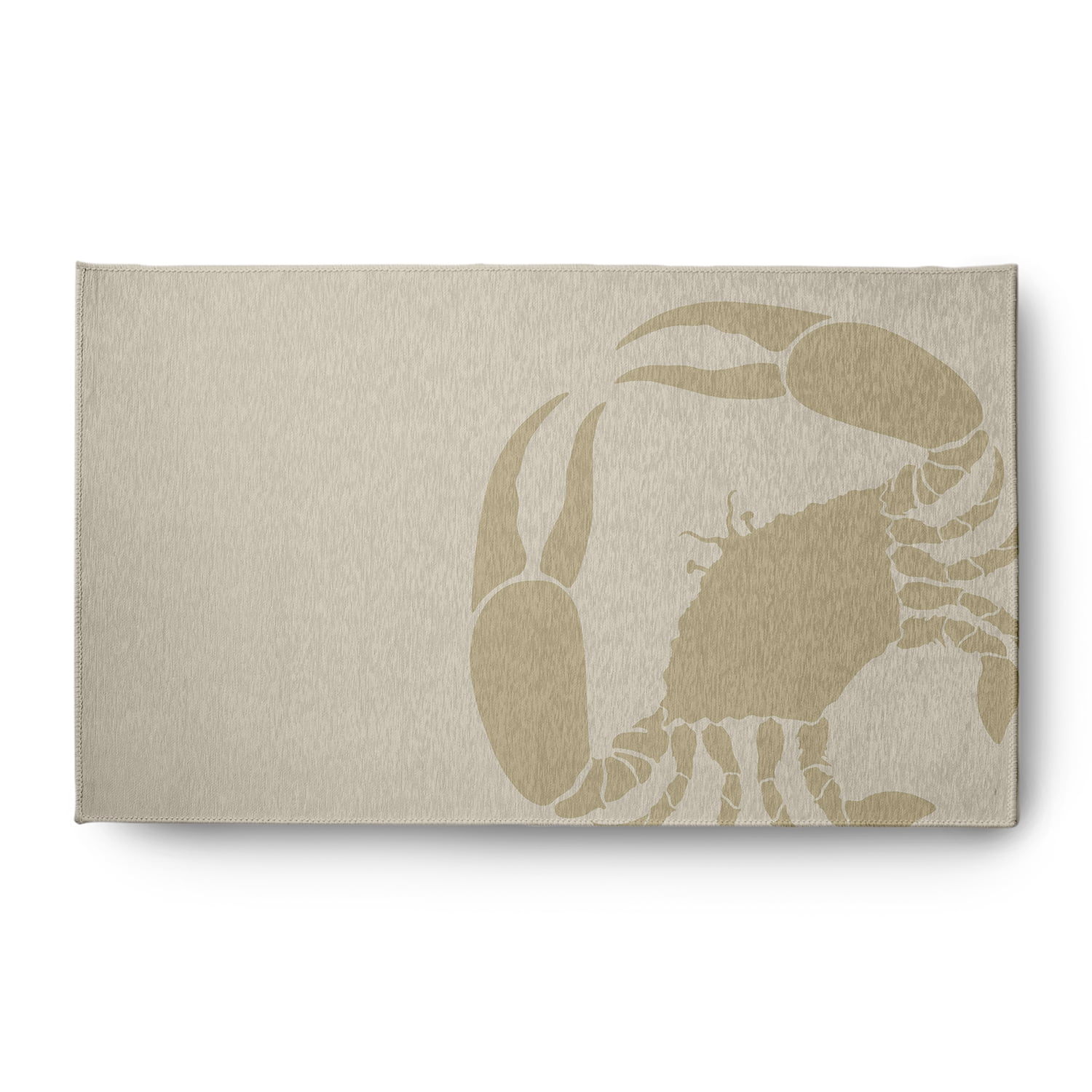 Simply Daisy 3' x 5' Crab Dip Nautical Chenille Rug, Taupe