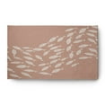 thumbnail image 1 of Simply Daisy 3' x 5' Escuela Nautical Chenille Rug, Mauve, 1 of 4