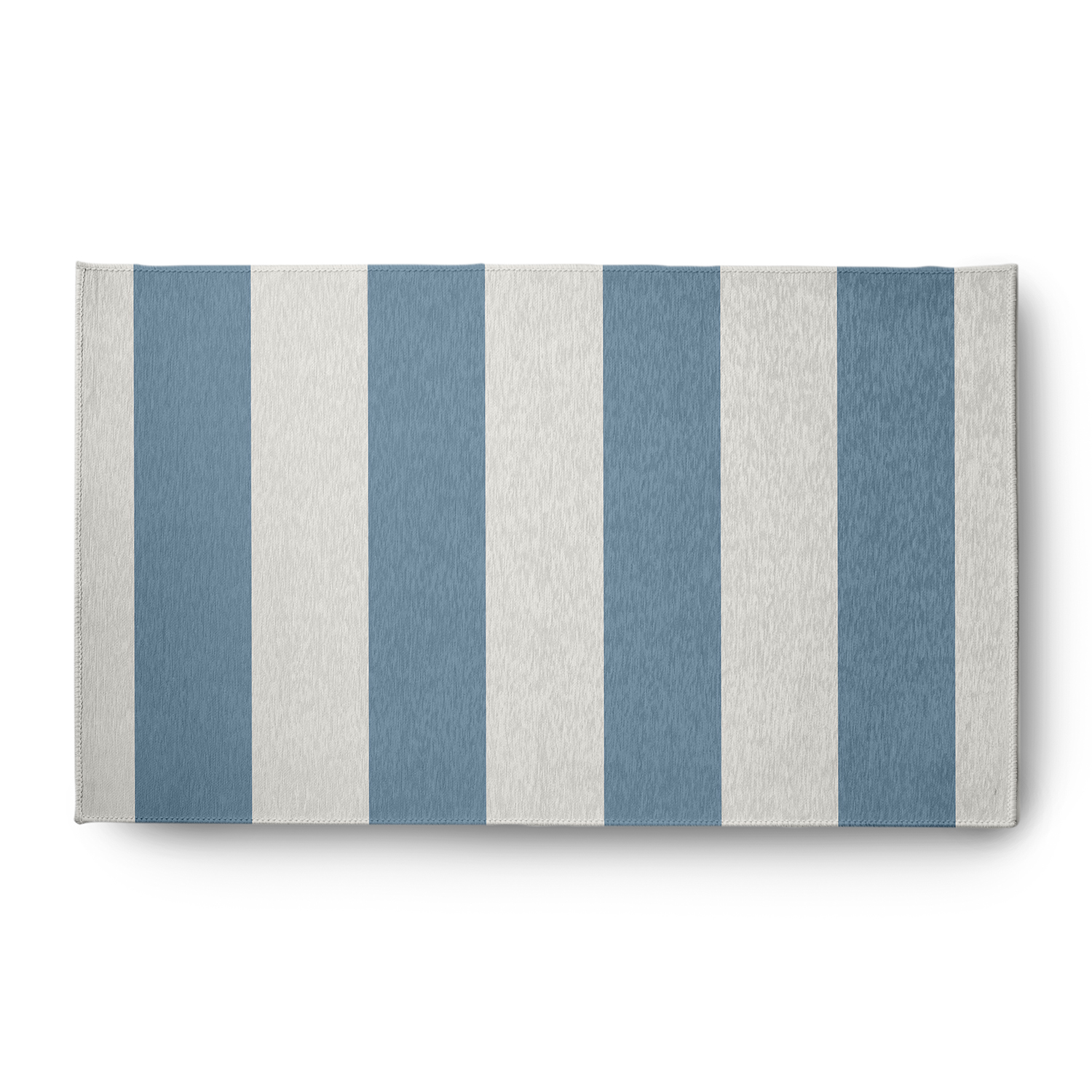 Simply Daisy 3' x 5' Graduated Stripe Chenille Rug, Dusty Smoke