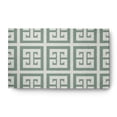 thumbnail image 1 of Simply Daisy 3' x 5' Greek Key Patterned Chenille Rug, Sage, 1 of 4