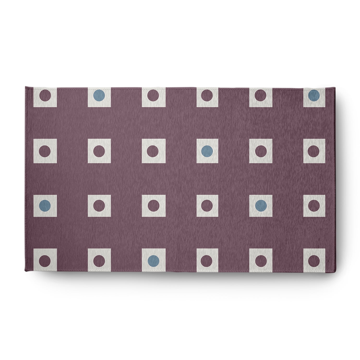 Simply Daisy 3' x 5' Li'l Boxes Chenille Rug, Dusty Purple