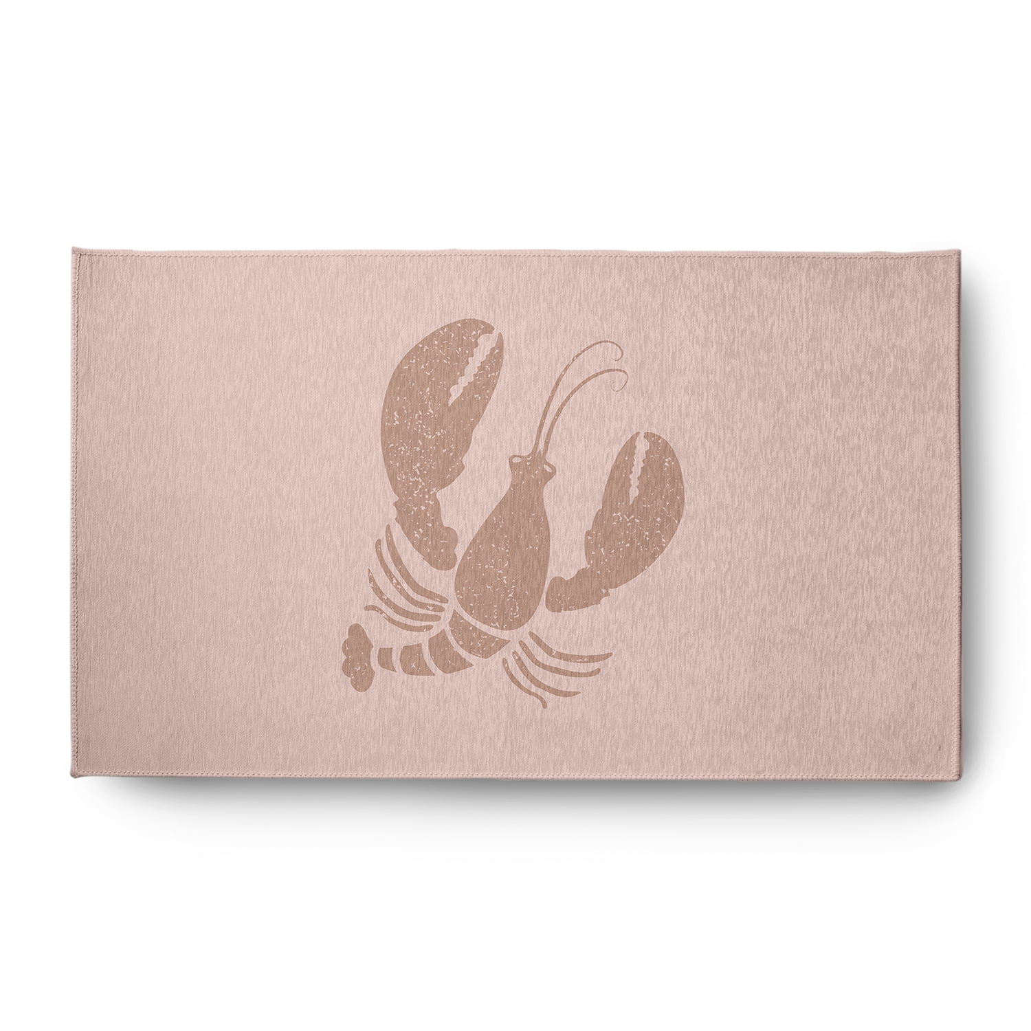 Simply Daisy 3' x 5' Lobster Nautical Chenille Rug, Mauve