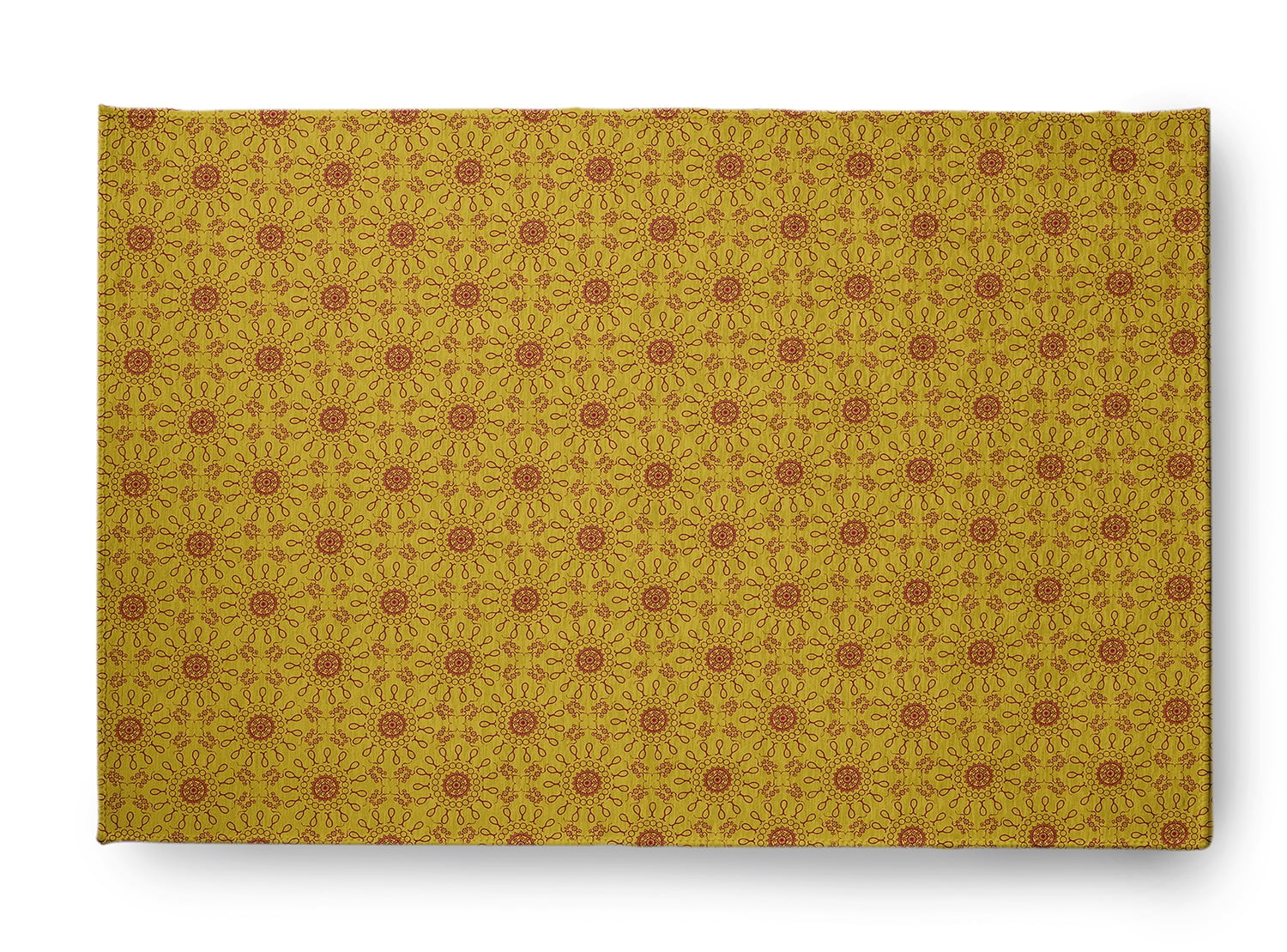 Simply Daisy 3' x 5' Mustard Sun Tile Indoor/outdoor Rug