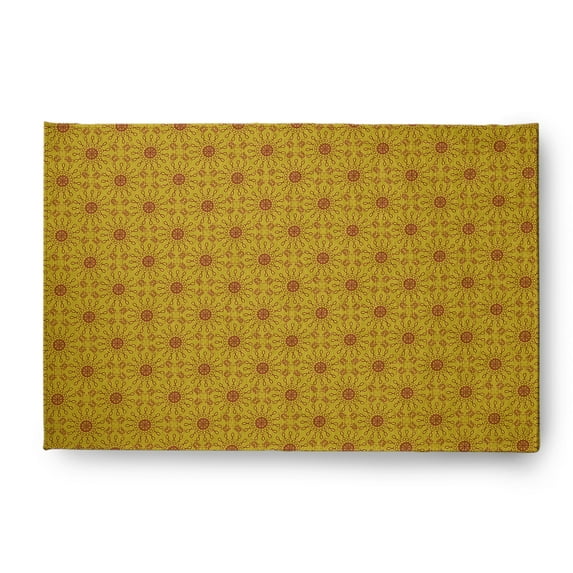 Simply Daisy 3' x 5' Mustard Sun Tile Rug