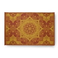 thumbnail image 1 of Simply Daisy 3' x 5' Nutmeg Shawl Indoor/outdoor Rug, 1 of 1