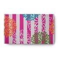 thumbnail image 1 of Simply Daisy 3' x 5' Orange Flower Bursts Spring Chenille Rug, 1 of 5