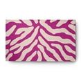 thumbnail image 1 of Simply Daisy 3' x 5' Orchid Animal Stripe Spring Chenille Rug, 1 of 5