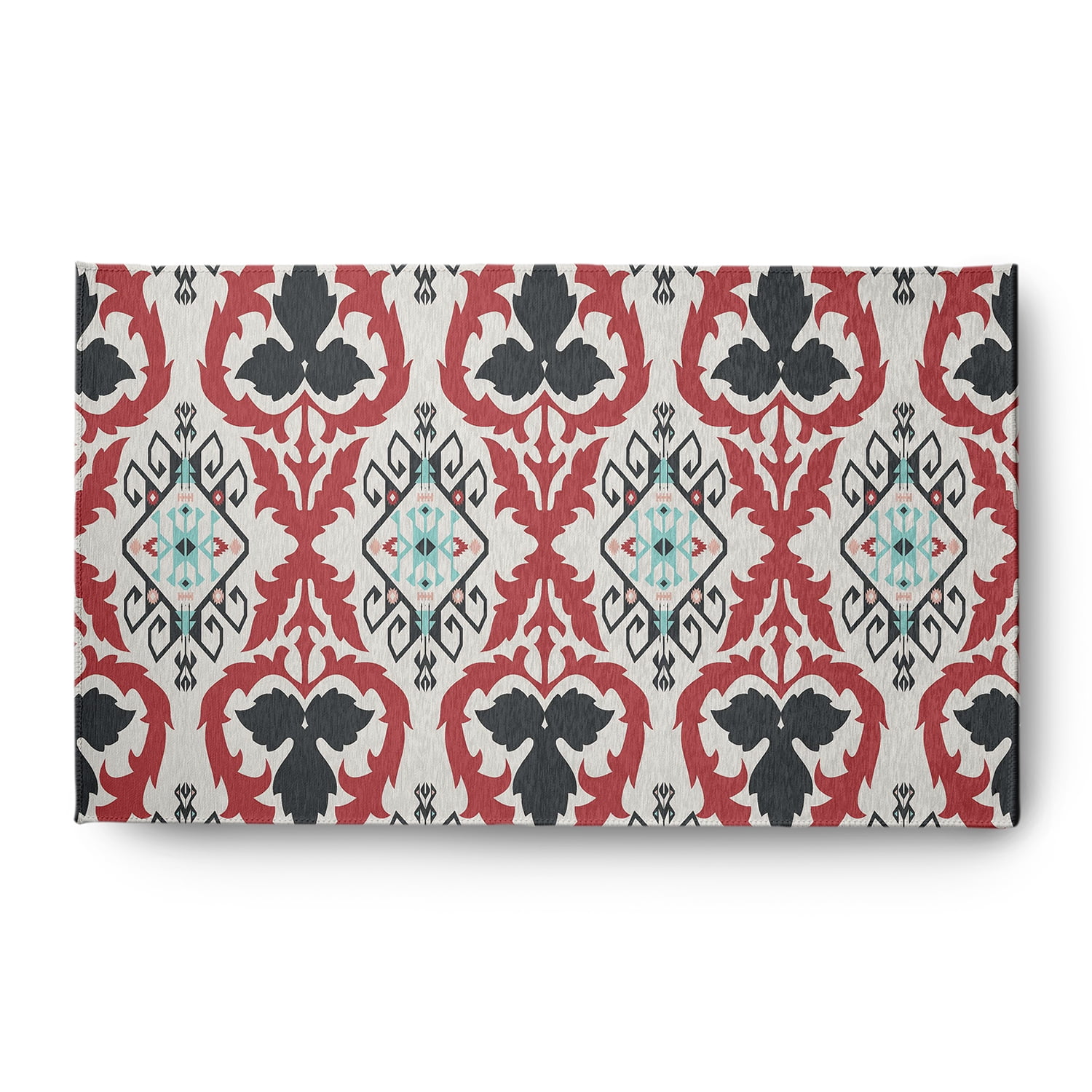 Simply Daisy 3' x 5' Pepper Bombay Spring Chenille Indoor/Outdoor Rug