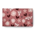 thumbnail image 1 of Simply Daisy 3' x 5' Pink Flowery Love Valentines Chenille Rug, 1 of 5