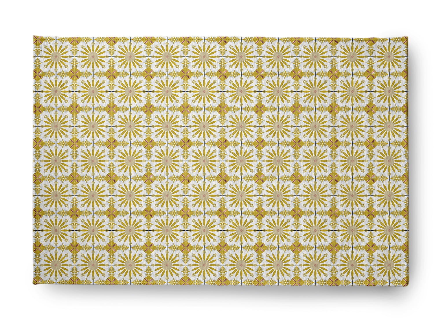 Simply Daisy 3' x 5' Sunny Mustard Chaney Indoor/outdoor Rug - Walmart.com