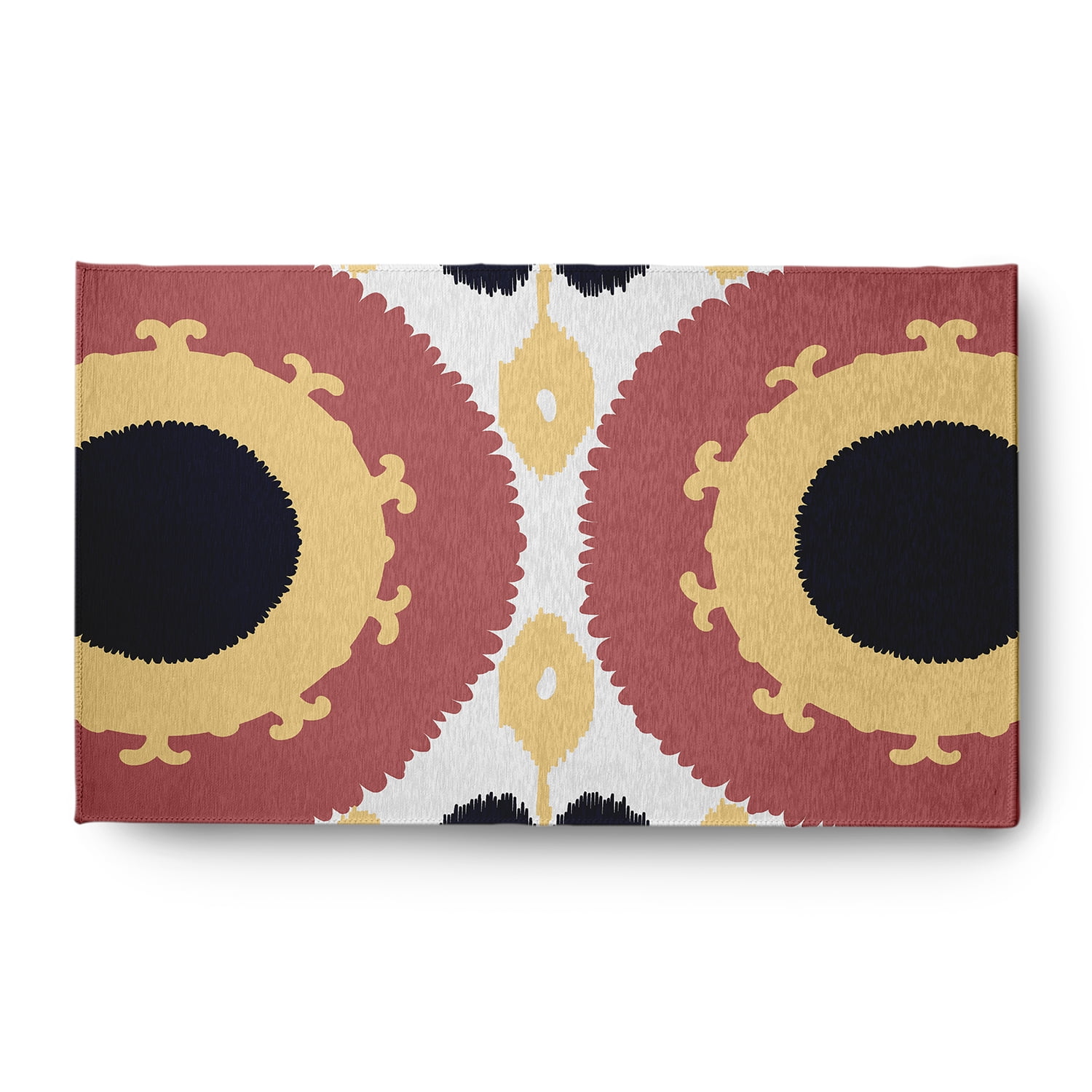Simply Daisy 3' x 5' Yellow Boho Chenille Rug