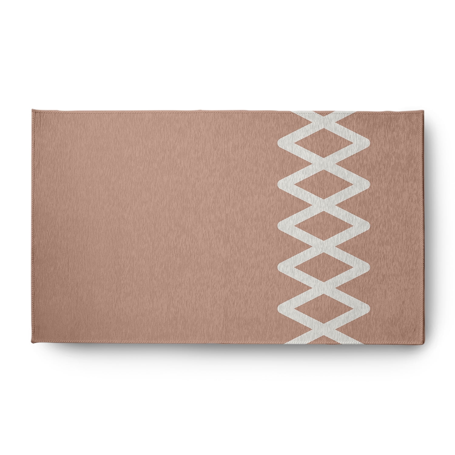 Simply Daisy 3' x 5' Zipper Stripe Chenille Rug, Mauve