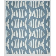 Simply Daisy 30" x 40" Swimming School Fleece Throw Blanket, Dusty Smoke