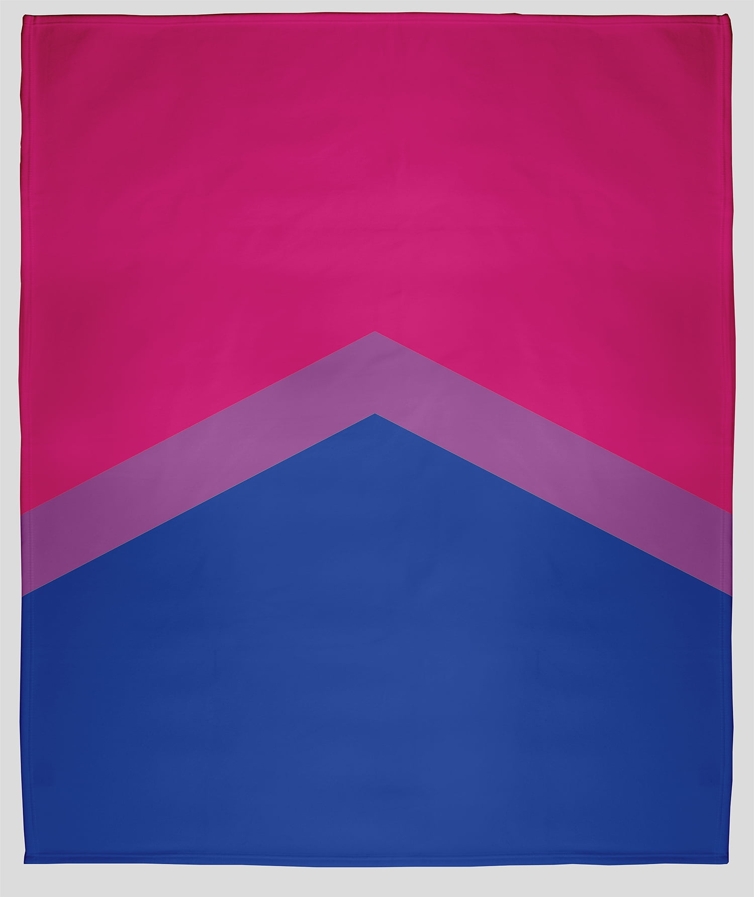 Simply Daisy 30 x 40 inch Bisexual Pride Chevron Throw Blanket